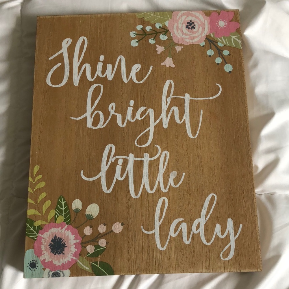 Wood sign